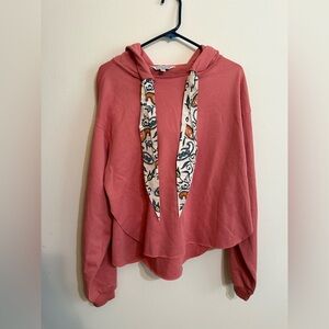 Women’s Davi & Dani sweatshirt Hoodie Coral size M